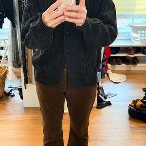 Classic grey Cardigan Sweater